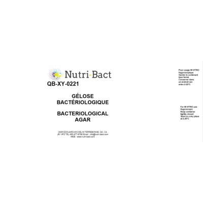 Agar, bacteriological grade